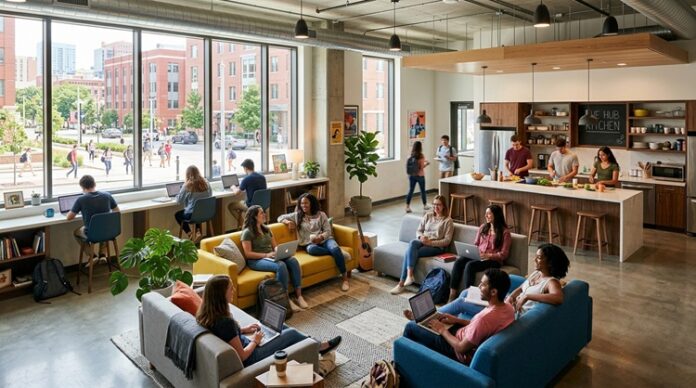 Student communal living area